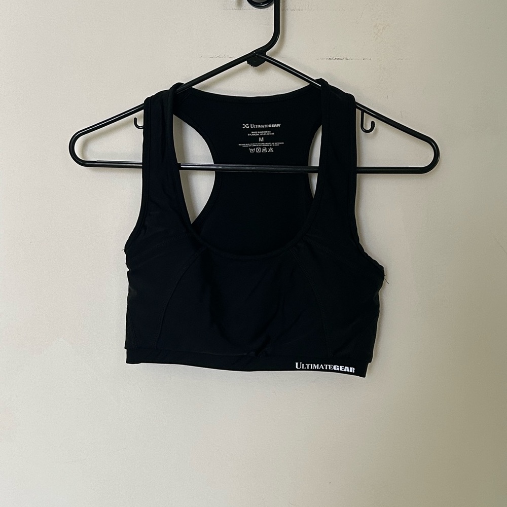 Ultimate Gear Women's Black Sports Bra